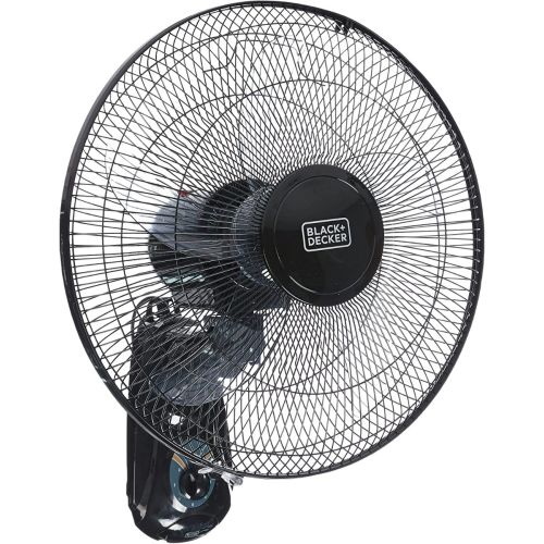 BLACK+DECKER 55W Wall Fan 16 Inch Fan Diameter, For The Perfect Temperature FW1620-B5
