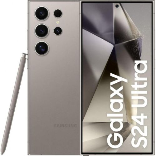 Samsung Galaxy S24 Ultra, 5G, 1TB, 12GB, Dual Sim, Titanium Grey (UAE Version)
