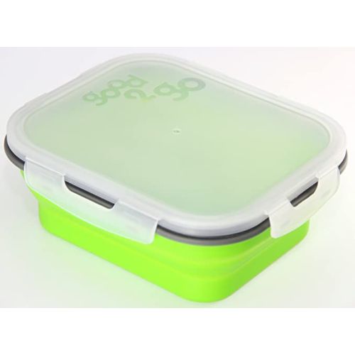Good 2 Go Good 2 Go Rectangle Expandable Container, 1 Liter Green, G31003