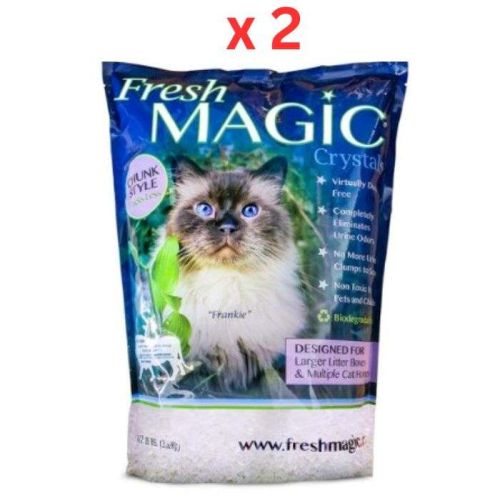 Fresh Magic Crystal Cat Litter 1.8Kg (Pack of 2)