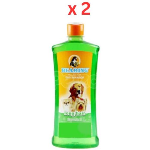Bearing Formula 3 Tick & Flea Dog Shampoo Long Hair -300ML (Pack of 2)