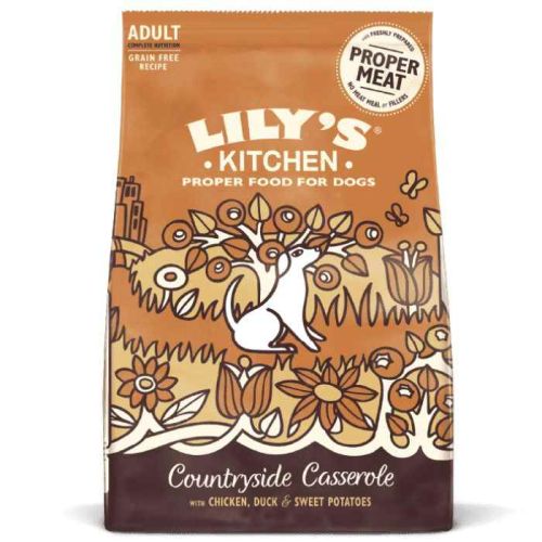 Lily'S Kitchen Countryside Casserole With Chicken, Duck & Sweet Potatoes Adult Dry Dog Food (2.5Kg)
