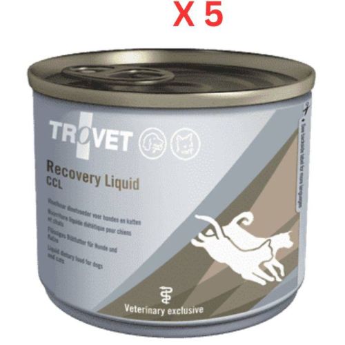 Trovet Recovery Liquid Dog & Cat Wet Food 190Gms CCL (Pack of 5)