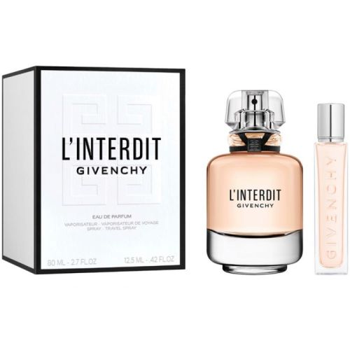 Givenchy L'Interdit (W) Set Edp 80Ml + Edp 12.5Ml Travel Spray
