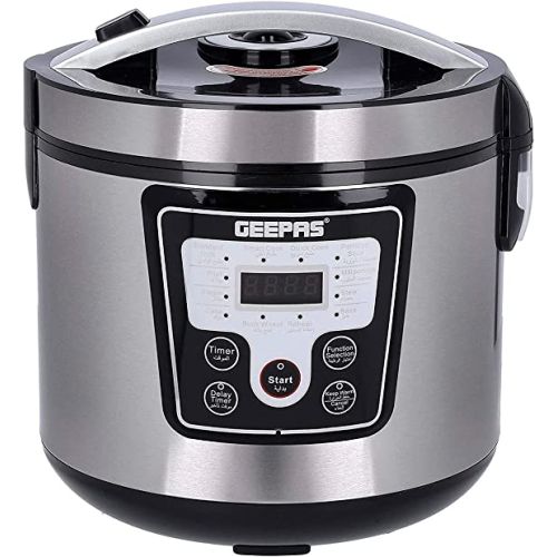 Geepas 700W 12 in 1 Electric Pressure Cooker‎-(Silver)-(GMC35031)