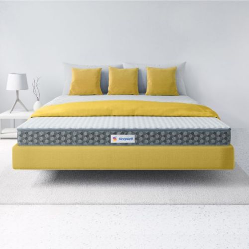 Sleepwell StarGold Ortho With Unique Profiled Layer Medium Firm For Optimal Spinal Alignment With Neem Fresche Anti Microbial Technology 200 x 160 x 20 cm