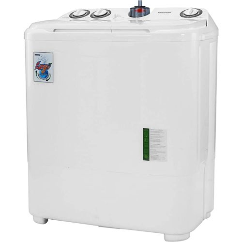 Geepas 7kg Semi Automatic Washing Machine Twin Tub-(‎White)-(GSWM6468)
