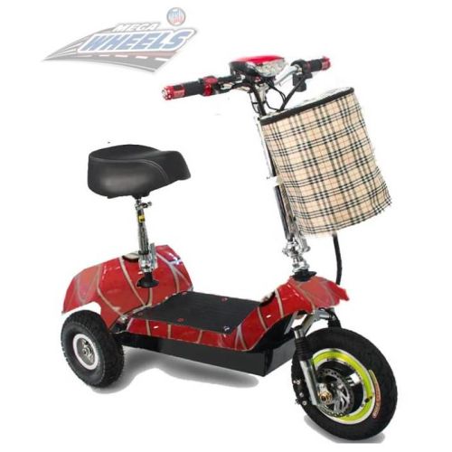 Megastar Megawheels Mobility Champ Electric Scooter 3 wheels - Red spider (UAE Delivery Only)