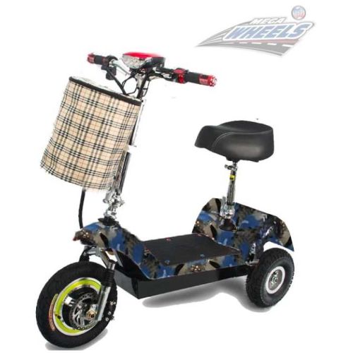 Megastar Megawheels Mobility Champ Electric Scooter 3 wheels - Blue Spark (UAE Delivery Only)