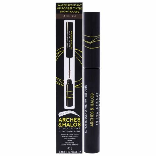 Arches And Halos Water Resistant Microfiber Tinted Auburn 3ml Eyebrow Mousse