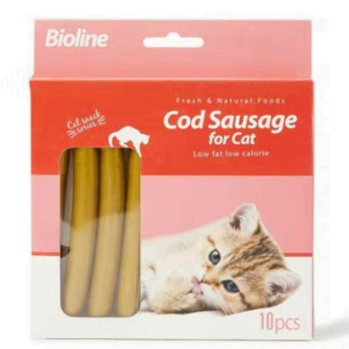 Bioline Cord Sausage For Cat White (UAE Delivery Only)