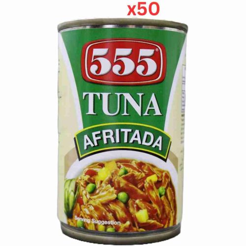 555 Tuna Afritada, 155 Gm Pack Of 50 (UAE Delivery Only)
