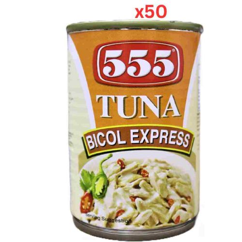 555 Tuna Bicol Express - 155 Gm Pack Of 50 (UAE Delivery Only)