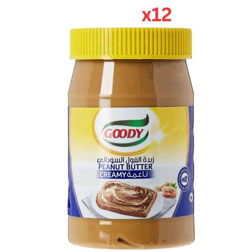 Goody Creamy Peanut Butter 510gm Carton of 12 packs
