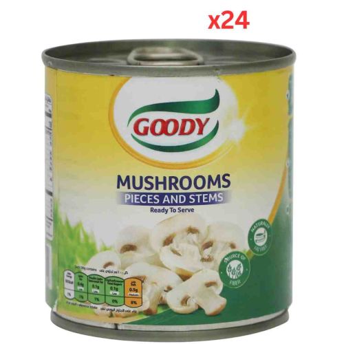 Goody Mushrooms Pieces & Stems 200gm Carton of 24 Packs
