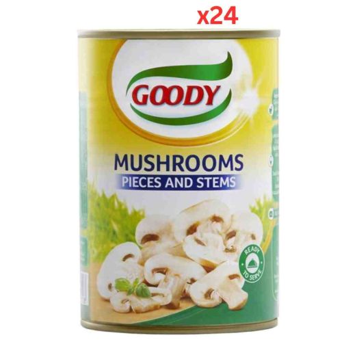 Goody Mushrooms Pieces And Stems 400gm Carton of 24 Packs