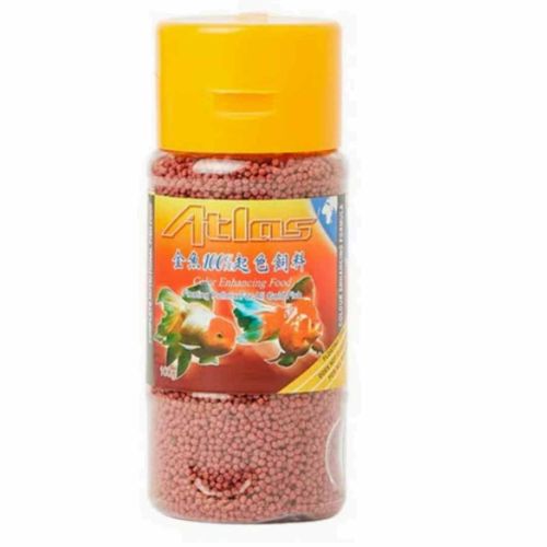  Atlas Gold Pellet Color Enhancing Fish Food Multicolour 100ml  (UAE Delivery Only)