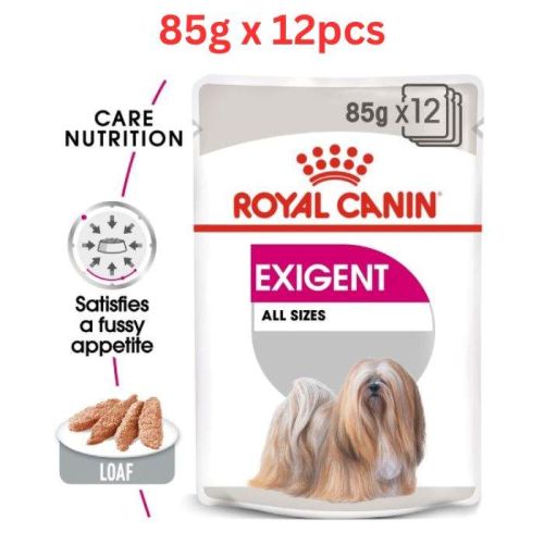 Royal Canin Canine Care Nutrition Exigent Wet Dog Food Pouches  85g x 12 pcs