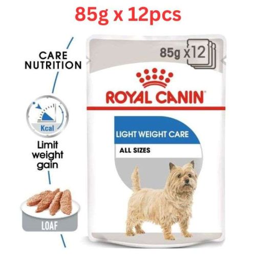 Royal Canin Care Nutrition Light Weight Care Wet Dog Food Pouches 85g x 12 pcs
