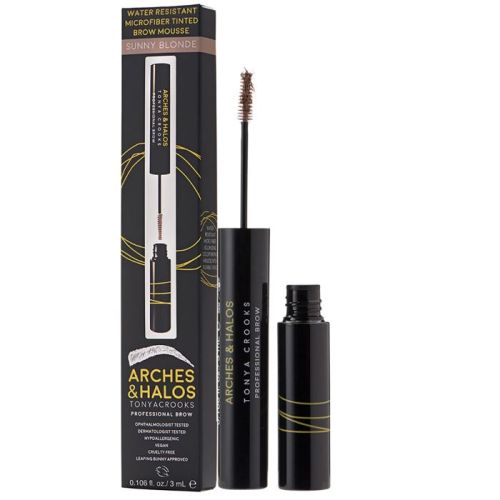 Arches And Halos Water Resistant Microfiber Tinted Sunny Blonde 3ml Eyebrow Mousse
