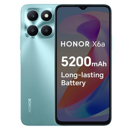 Honor X6A, 4GB RAM, 128GB, 4G, Cyan Lake