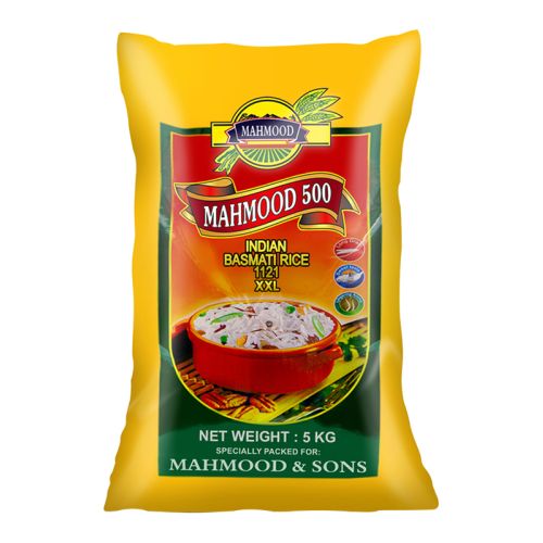 Mahmood 500 Indian 1121 XXL Basmati Rice 5kg (Pack of 4)