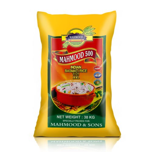 Mahmood 500 Indian 1121 XXL Basmati Rice 38 Kg (UAE Delivery Only)