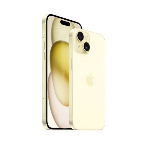 Apple iPhone 15, 128GB, 6GB, 6.1 inch, Yellow (Physical Sim & eSim)
