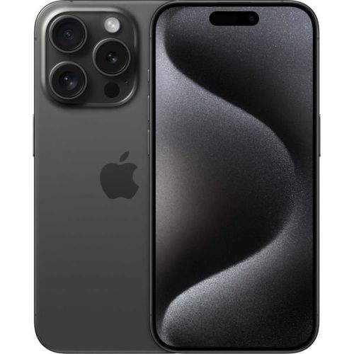 Apple iPhone 15 Pro (Physical Dual Sim - HK), 6.1 inch, 512GB, 8GB, Black Titanium with FaceTime