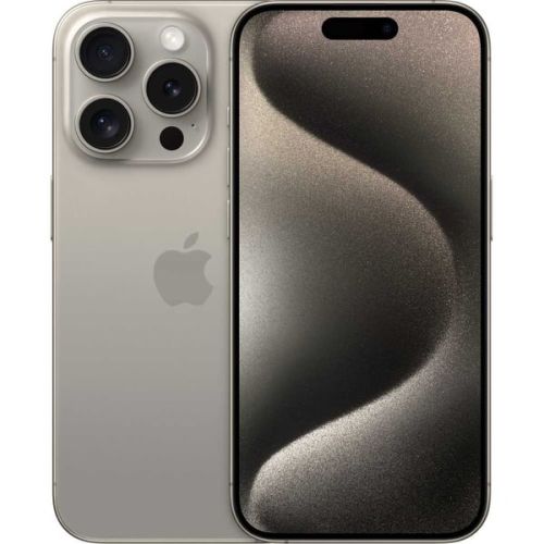 Apple iPhone 15 Pro (USA Dual eSim), 6.1 inch, 256GB, 8GB, Natural Titanium with FaceTime