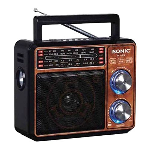 iSonic 4 Bands Rechargeable Radio With MP3 Player - (IR 221)