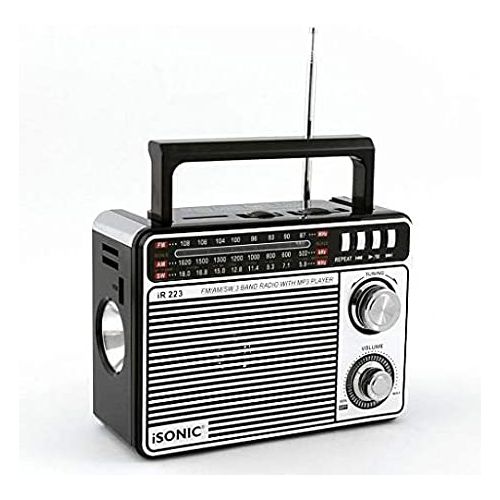 iSonic 3 Bands Rechargeable Radio With MP3 Player - (IR 223)