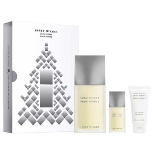 Issey Miyake L'Eau D'Issey Pour Homme (M) Set Edt 125Ml + Sg 50Ml + Edt 15 Ml
