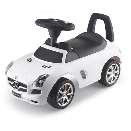 Megastar Ride On Licensed Mercedes Push Car For Kids - White (UAE Delivery Only)