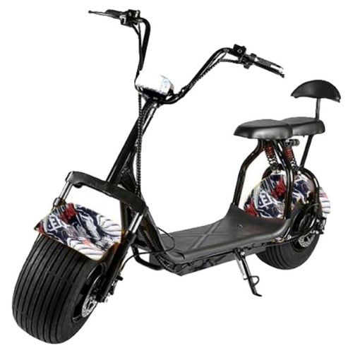 Megastar Coco City Harley 60 V Electric Fat Tyre Scooter - Grey (UAE Delivery Only)