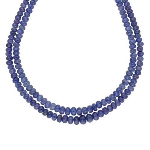 Sri Jagdamba Pearls Blue Sapphire Necklace Sets - JPJAN-20-300