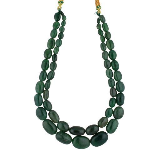 Sri Jagdamba Pearls Emerald Necklace Sets - JPJAN-20-302