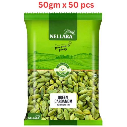 Nellara Green Cardamom Powder 50Gm (Pack of 50)   