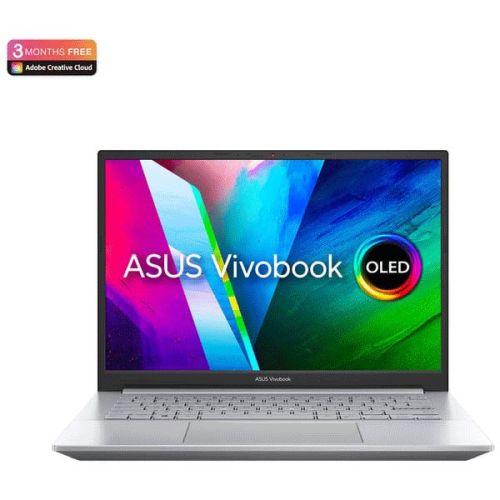 Asus VivoBook Pro 14 OLED Intel® Core™ i7 11370H Processor 16GB RAM 1TB SSD NVIDIA® GeForce® GTX 1650 4GB GDDR6 Graphics 14 Inch OLED Display Windows 11 Home Silver - K3400PH-OLED007W-VI