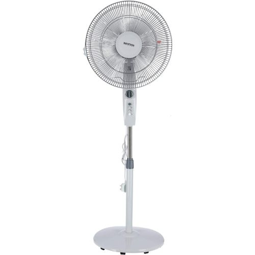 Krypton Stand Fan, 16 Inch, (White)-(KNF6112)