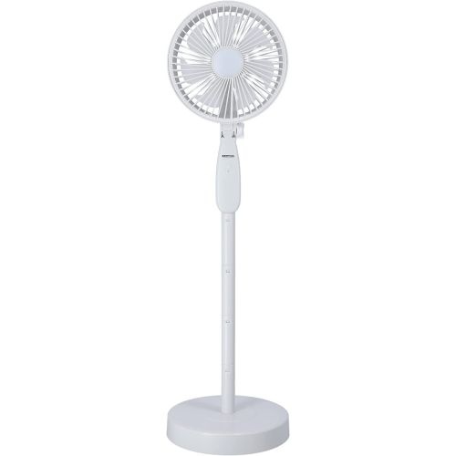 Krypton Multifunction Rechargeable Fan, Adjustable Height-(White)-(KNF6266)