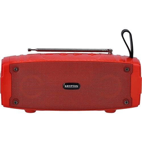 Krypton Rechargeable BT Speaker-(Red)-(KNMS5414)