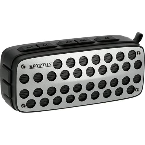 Krypton Bluetooth IPX-4 Splash Proof Speaker-(Grey)-(KNMS6129)