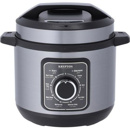 Electric Pressure Cooker with 6L Capacity, Silver - KNPC6304