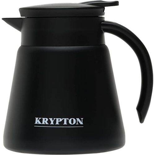 Stainless Steel Coffee Pot, 600ml Capacity‎, Black - KNVF6329