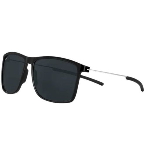 Zippo OB95-03 Square Shape Sunglasses For Unisex, 58 mm Size, Black - 267000598