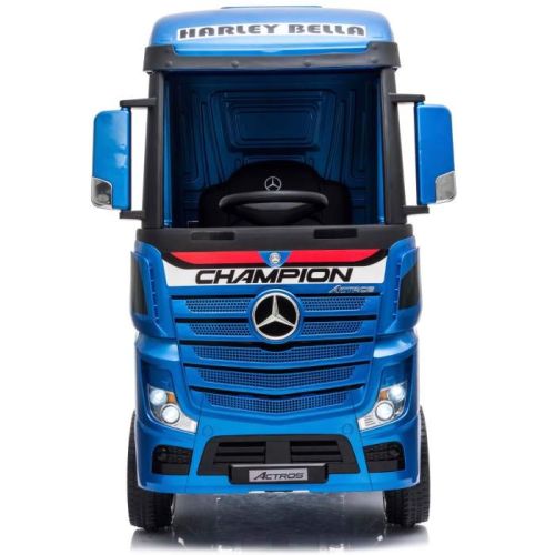 Megastar Ride On Licensed Mercedes Benz Actros Lorry Truck 12 V Twin Seater - Blue (UAE Delivery Only)