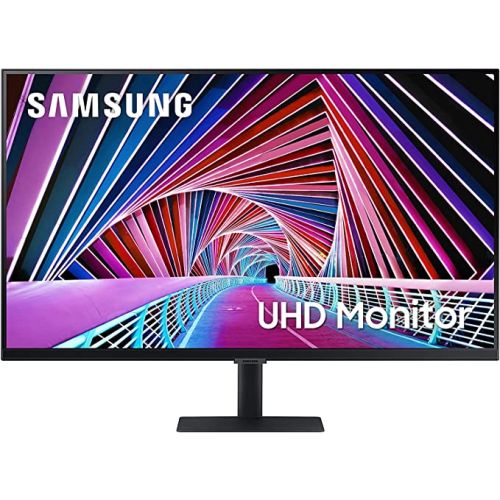 Samsung A700 Series 27 Inch 4K UHD Monitor, IPS Panel, Borderless Design,Multi Display Monitor with HDR10 - LS27A700NWMXUE