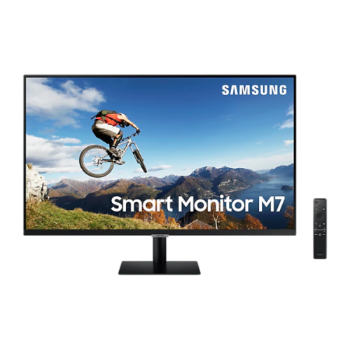 Samsung M7 32-Inch UHD Smart Monitor With Mobile Connectivity  (UAE Delivery Only)