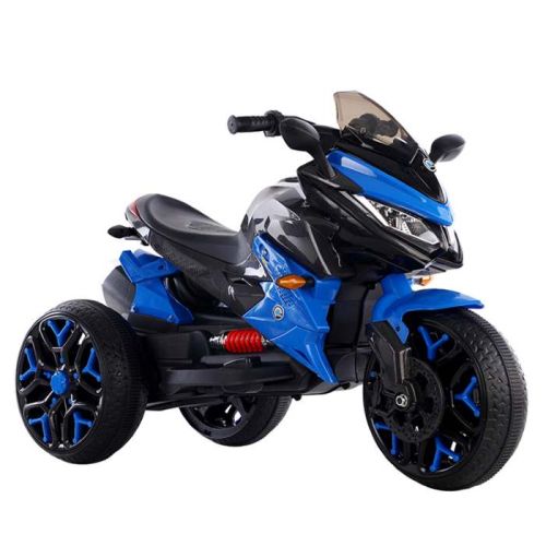 Megastar Ride On 12v Kinetic Honda Style Motorbike For Lil Riders With 3 Wheels - Blue (UAE Delivery Only)